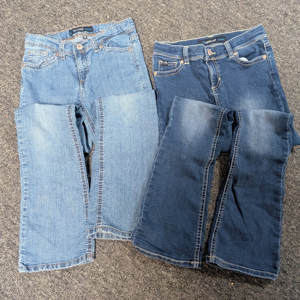 Jordache Girls Jeans Size 12 Boot Cut